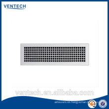 rejilla de aire HVAC doble deflexión, rejilla de ventilación de aire